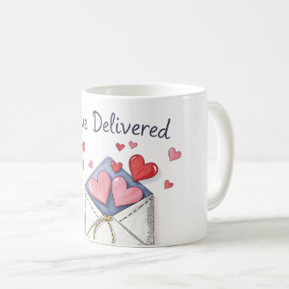 Love Delivered Mug Kaffeetasse