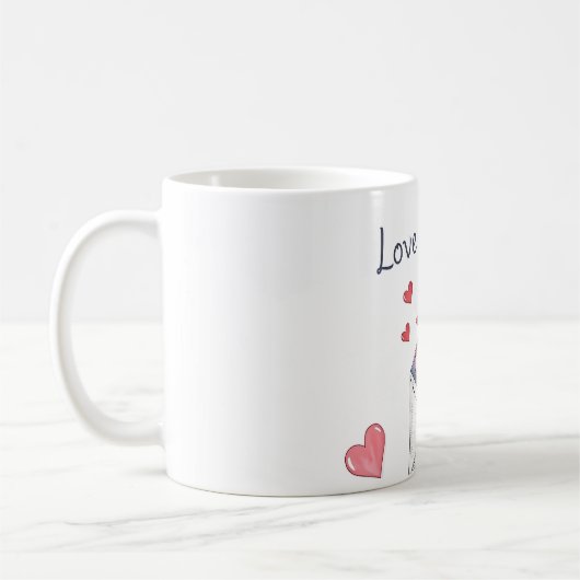 Love Delivered Mug Kaffeetasse (Links)