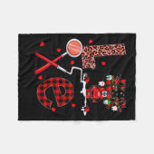 Love Dental Christmas Reindeer Dental Squad Xmas D Fleecedecke (Vorderseite (Horizontal))