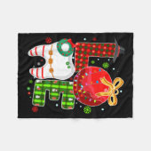 Love Dental Life Bauble Tooth Dentist Fall Christm Fleecedecke (Vorderseite (Horizontal))