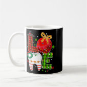 Love Dental Life Bauble Tooth Dentist Fall Christm Kaffeetasse (Links)