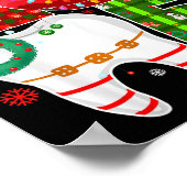 Love Dental Life Bauble Tooth Dentist Fall Christm Poster (Ecke)