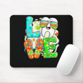 Love Dental Life Cute Tooth Flip Flops Summer Dent Mousepad (Mit Mouse)