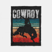 Love Design Lover Cowboy - Mens & Womens Uni-y Fleecedecke (Vorderseite)