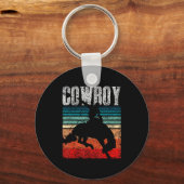 Love Design Lover Cowboy - Mens &amp; Womens Uni-y Schlüsselanhänger (Vorderseite)