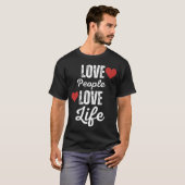 Love designTshirt gift for loved ones friends T-Shirt (Vorne ganz)