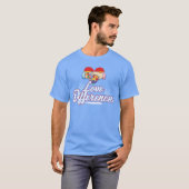 Love Differences retro T-Shirt (Vorne ganz)