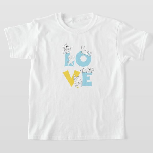 love dog T-Shirt (Ablage )