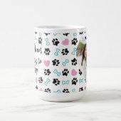 Love dogs Custom Name Photo Mug Gift Kaffeetasse (Mittel)