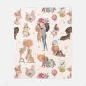 Love Dogs Fleecedecke (Vorderseite)