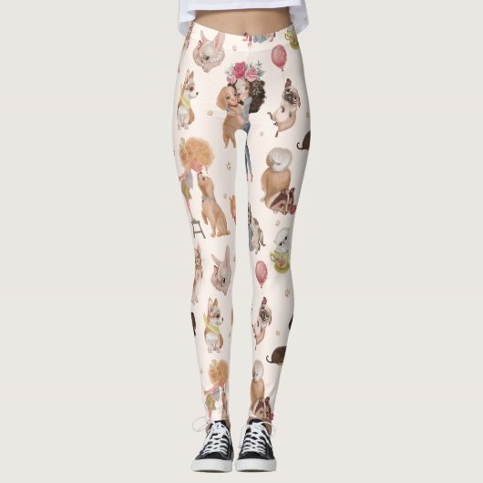 Love Dogs Leggings (Vorderseite)