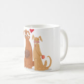 Love Dogs Mug Kaffeetasse (VorderseiteRechts)