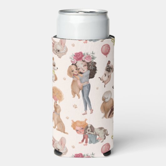 Love Dogs Selters Dosenkühler (Seltzer Vorderseite)