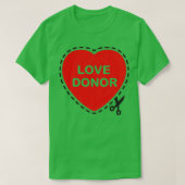 Love Donor T-Shirt (Design vorne)
