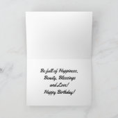 Love Dragonfly Birthday Karte (Innenseite)