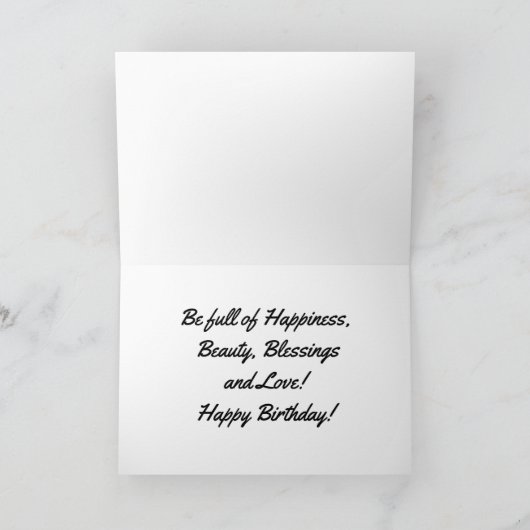 Love Dragonfly Birthday Karte (Innenseite)