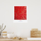 LOVE Druck Poster (Küche)