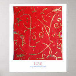 LOVE Druck Poster
