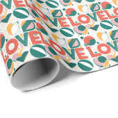 LOVE Druck Valentin Geschenkpapier (Rolleneckpunkt)