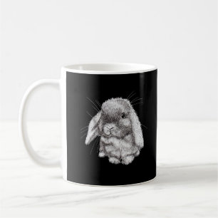 Love Eared Bunny Rabbit Sketch Mens Womens Childre Kaffeetasse