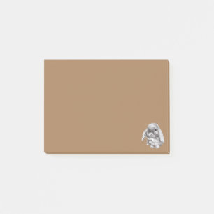 Love Eared Bunny Rabbit Sketch Mens Womens Childre Post-it Klebezettel