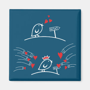 LOVE ECHO - Comic Birds Tweetlercools 2 Magnet