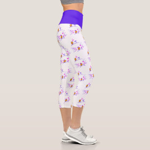 LOVE ECHO - Comic Birds Tweetlercools 3 Capri Leggings
