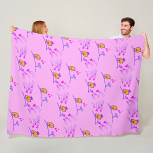 LOVE ECHO - Comic Birds Tweetlercools 3 Fleecedecke