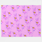 LOVE ECHO - Comic Birds Tweetlercools 3 Fleecedecke (Vorderseite (Horizontal))