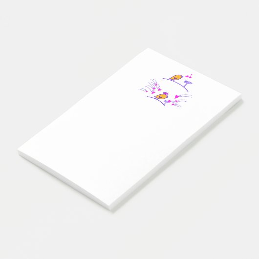 LOVE ECHO - Comic Birds Tweetlercools 3 Post-it Klebezettel (angewinkelt)