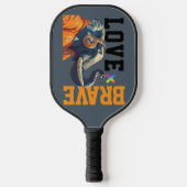 LOVE × ELEPHANTS - Custom Pickleball Schläger (Vorderseite)