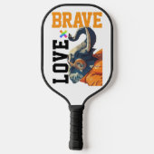 LOVE × ELEPHANTS - Custom Pickleball Schläger (Rückseite)