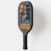 LOVE × ELEPHANTS - Custom Pickleball Schläger (Links)