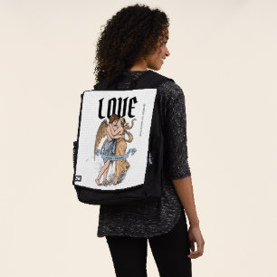 Love Embrace – Romantische Paar-Illustration Rucksack