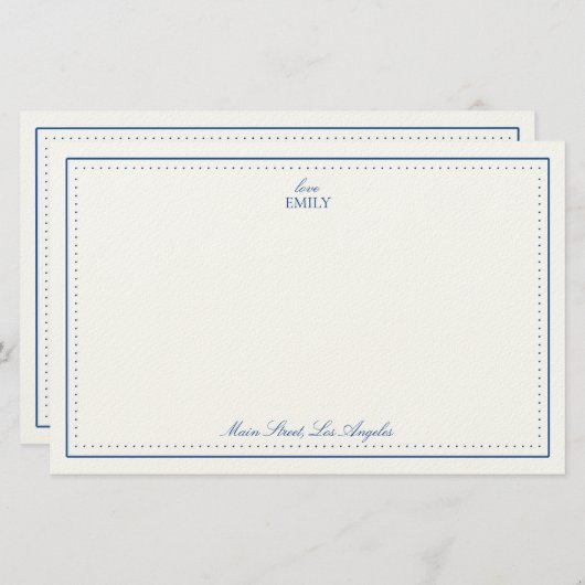 Love, Emily Notepad Briefpapier (Vorne/Hinten)