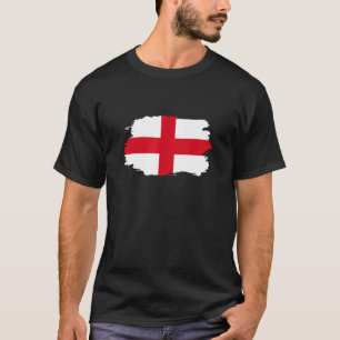 Love England Flag Patriotic English Sports Suppo T-Shirt