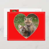 Love Eyes Valentine Postkarte (Vorne/Hinten)