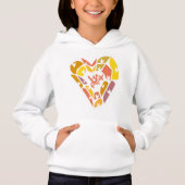 LOVE FACTORY HEARTS BY MASANSER  HOODIE (Vorderseite)