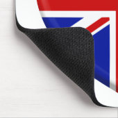 love Fahne England Mousepad (Ecke)