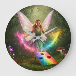 Love Fairy Polterabend Große Wanduhr