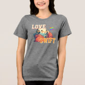LOVE × FERRET - Custom Tri-Blend Shirt (Vorderseite)