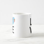 Love - Fiji Flag Kaffeetasse (Mittel)