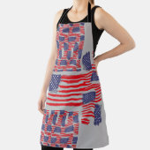 LOVE FLAG USA/EEUU TEXT BRUSH STROKE BY MASANSER P SCHÜRZE (InSitu)