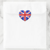 LOVE FLAGGE QUADRATISCHER AUFKLEBER (Tasche)