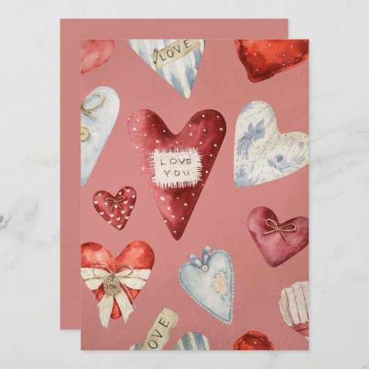 Love Flat Card (Vorne/Hinten)