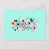 LOVE Fleuri Postkarte (Vorderseite)