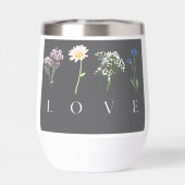 LOVE Floral – Romantischer botanischer Druck (Rückseite)