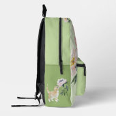 Love, Flowers and Kitten Beautiful Bedruckter Rucksack (Links)