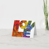 Love Flowers Collection - Note Card Dankeskarte (Vorderseite)