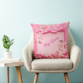 Love Flowers Throw Pillow Kissen (Stuhl )